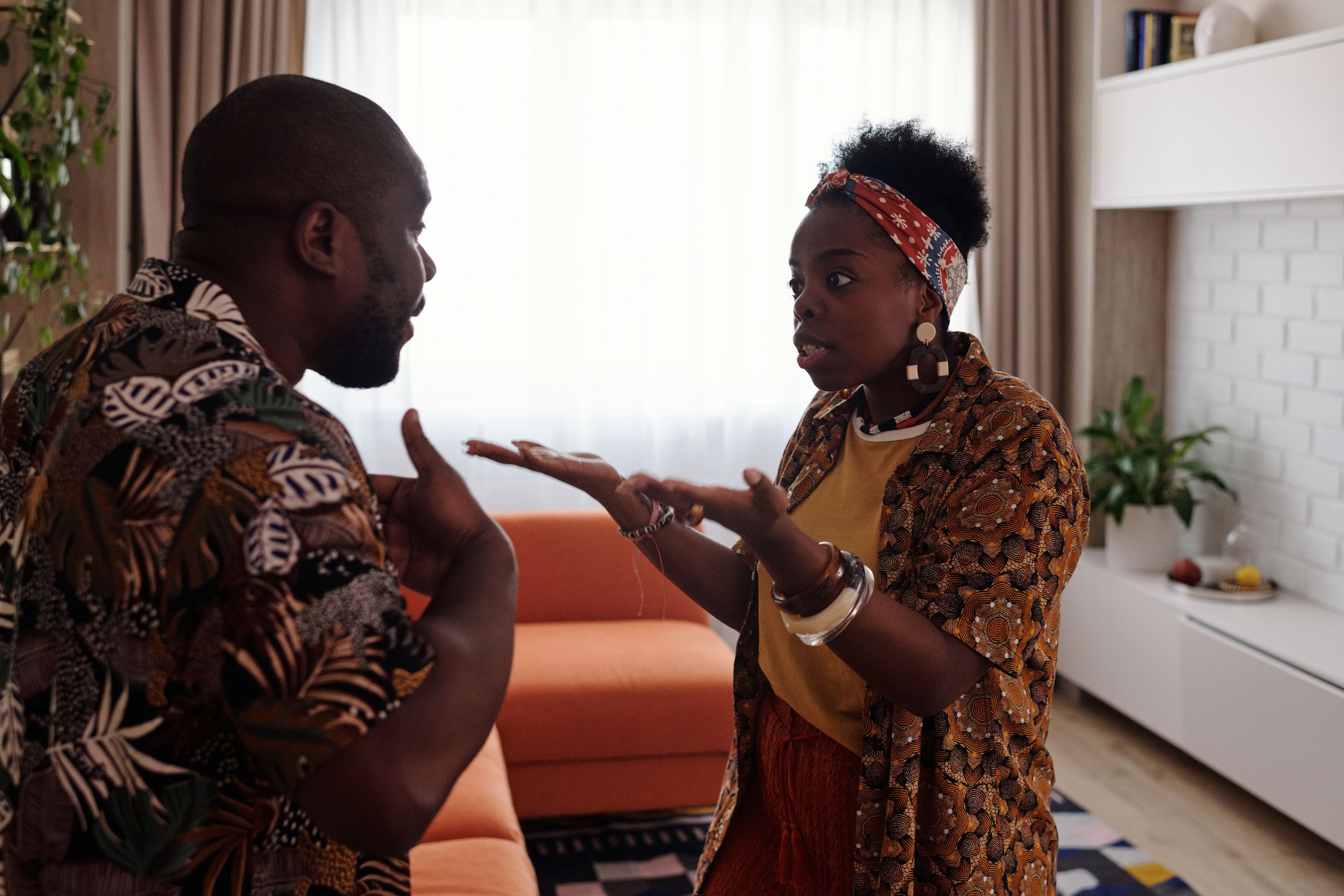 Two young adults having a real, unguarded conversation