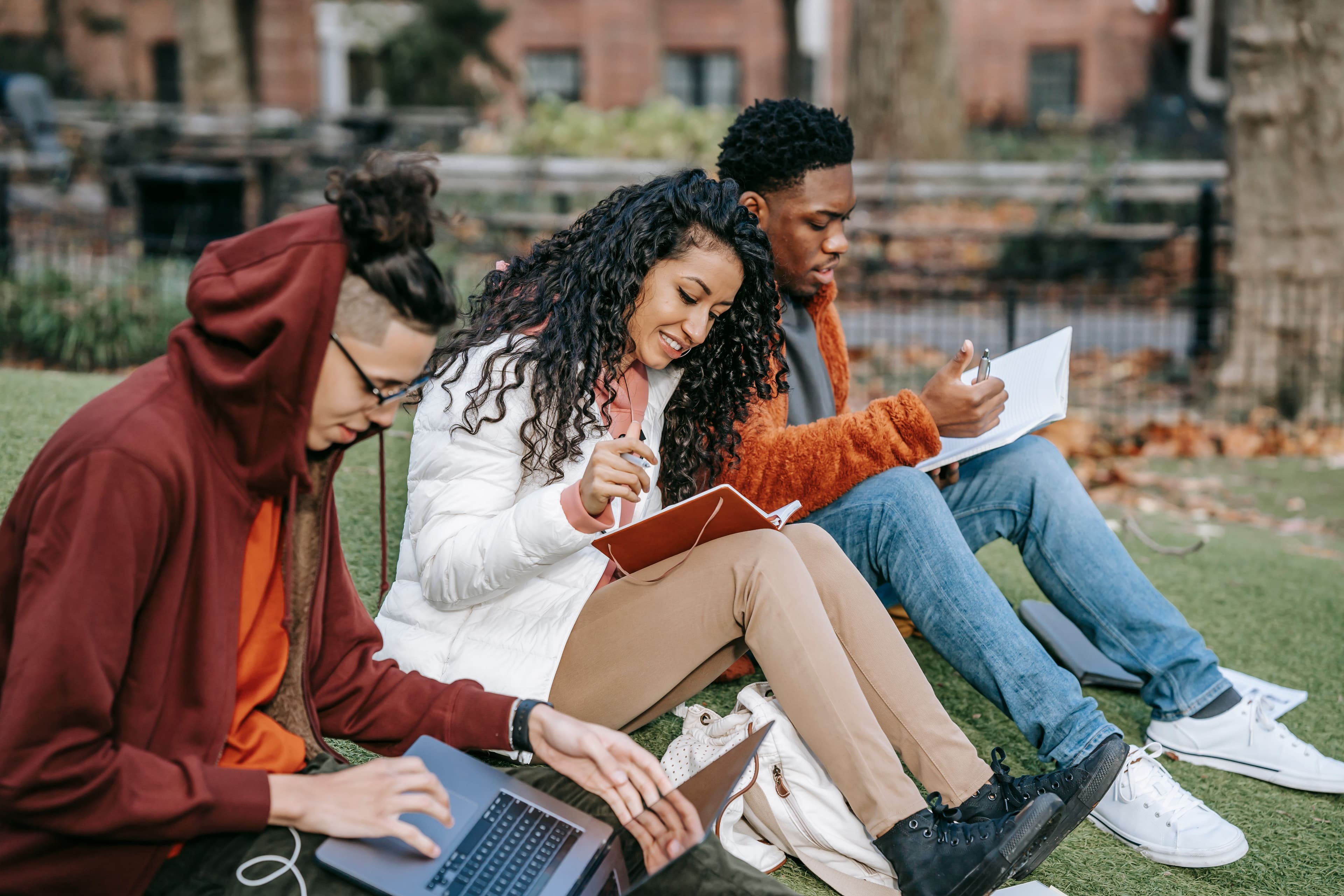 Young people in conversation, exploring purpose